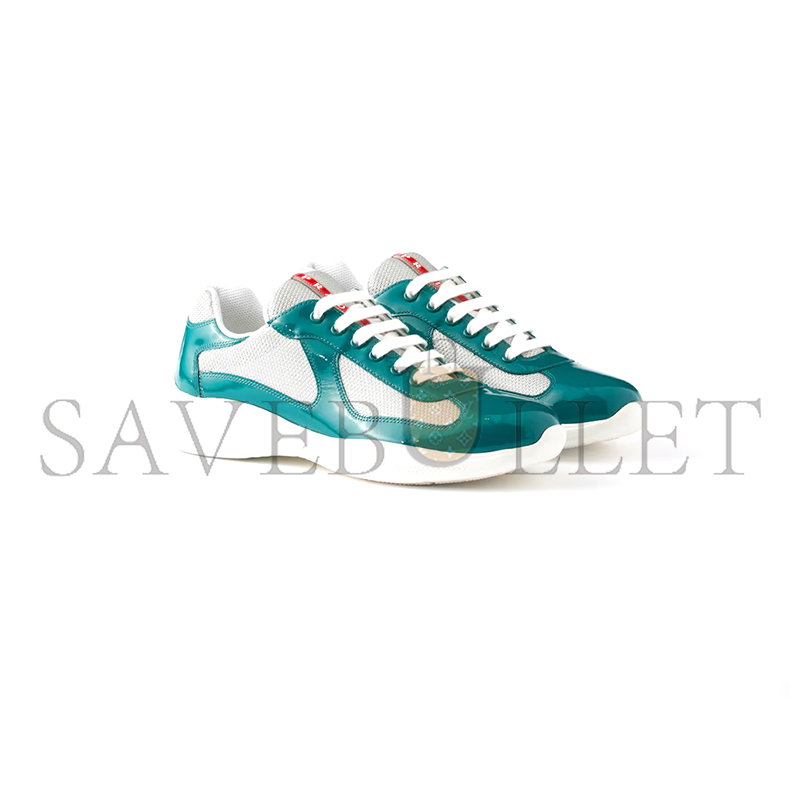 PRADA PATENT LEATHER AND TECHNICAL FABRIC PRADA AMERICA